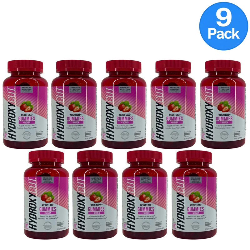 Hydroxycut Weight Loss Gummies Women 90 Count 9 Pack New Exp 09/2026