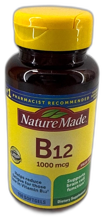 Vitamina B12 Energia Celular 450 Total Exp 04/27 Pack of 3 New