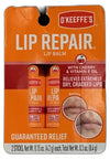 O'Keeffe's Lip Repair Lip Balm Cherry Vitamin E Oil Stick Twin Pack of 3 New