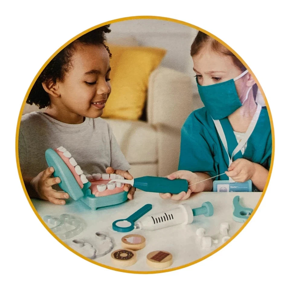 Hape Little Dentist Clinic Set, 39-Piece Educational Pretend Playset 5