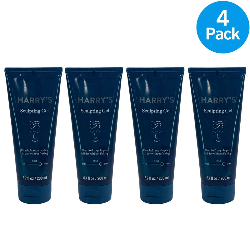 Harry's Sculpting Gel Firm Hold 6.7 fl oz 4 Pack New