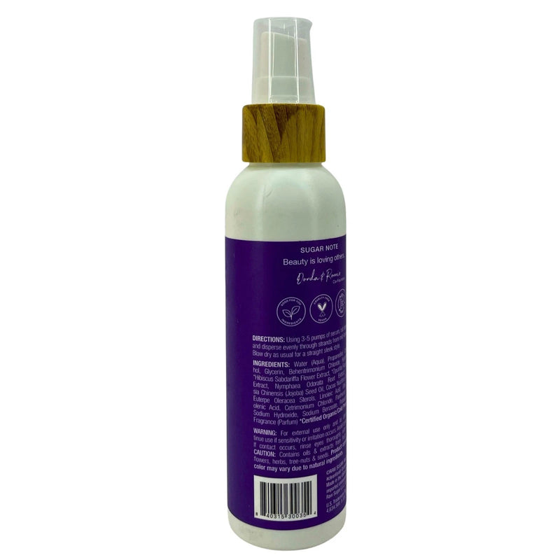Raw Sugar Simply Straight Vegan Keratin Straightening Serum - 4 fl oz - 4 Pack