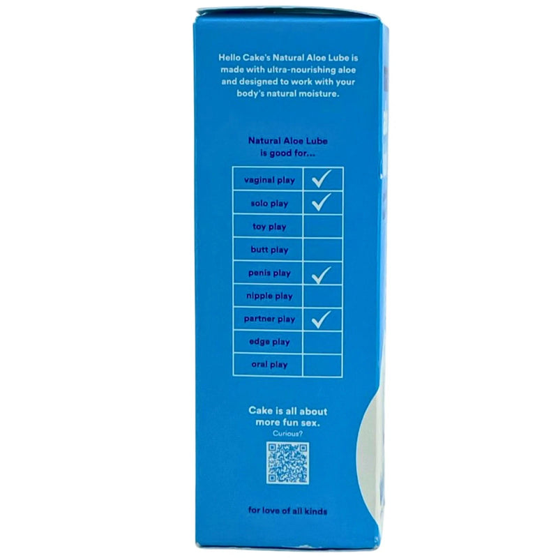 Hello Cake Natural Aloe Personal Lubricant 3.3oz 4 Pack New Exp 08/2026