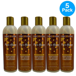 Creme of Nature Pure Honey Moisturizing Dry Defense Conditioner 12 fl oz 5 Pack