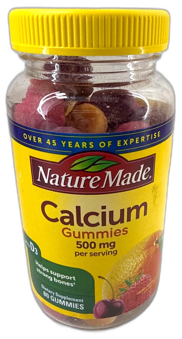 Nature Made Calcium Gummies per Serving 240 Total Exp 10/27 Pack of 3 New