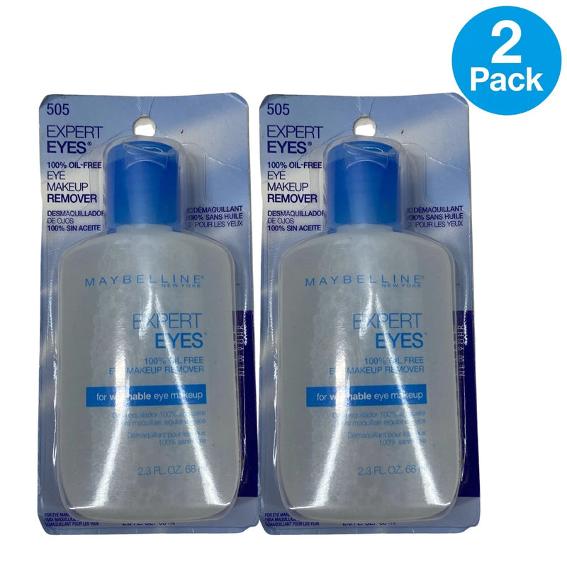 Maybelline Expert Eyes Oil Free Eye Makeup Remover 2.3 fl oz 2 Pack New