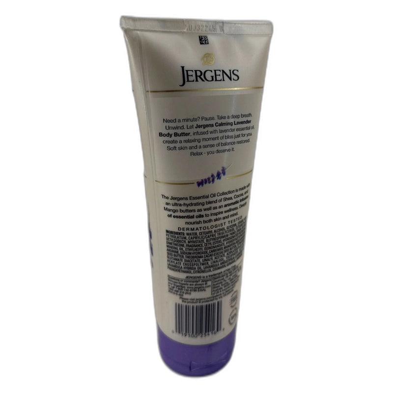 Jergens Lavender Body Butter Body and Hand Lotion 7oz Pack of 2 New