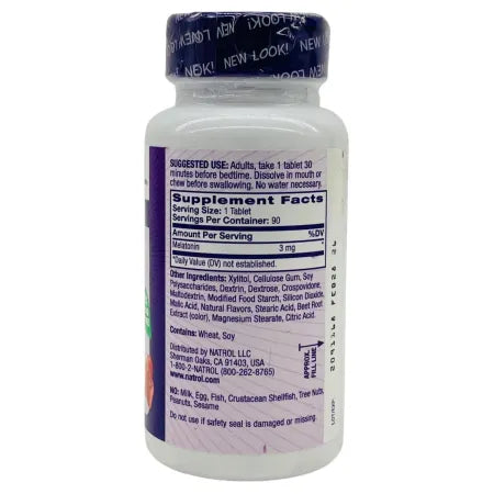 Natrol Melatonin 3mg 90ct each Fast Dissolve – 2 Pack – New