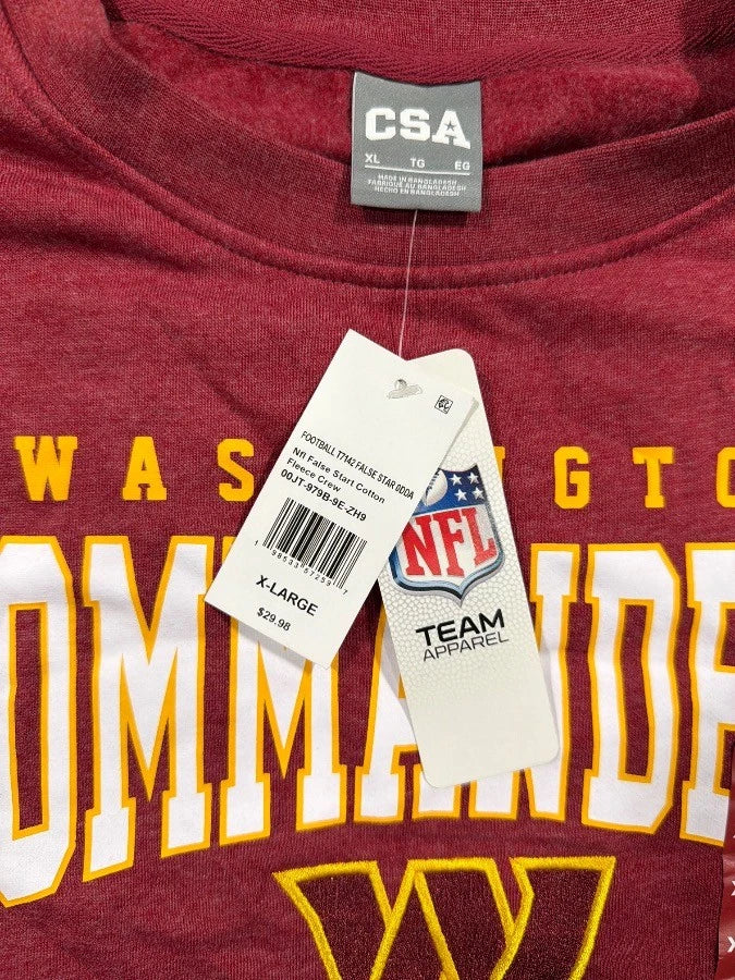 NFL Sweater Red Size XL Men's NWT