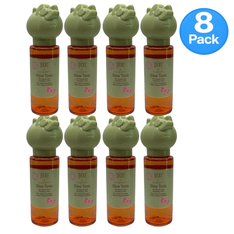 Pixi Hello Kitty Glow Tonic 4.2 fl oz Glycolic Toner 8 Pack New