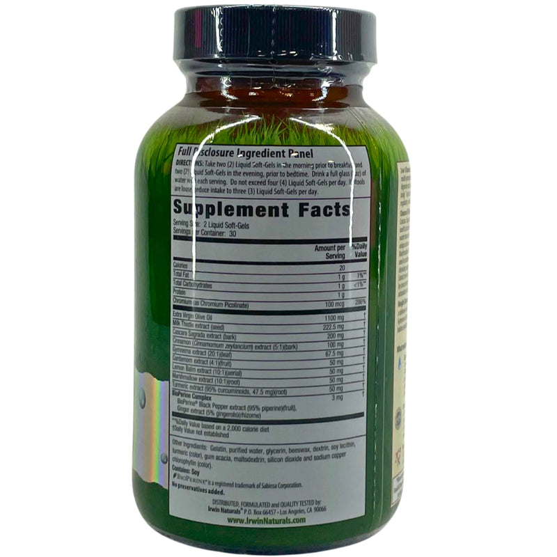 Irwin Naturals 2-in-1 Cleanse & Flush Weight Loss Support 60 Liquid 1 Pack
