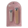 Olive & June Nail Clipper Set Flat-Edge Manis Grooming Tool Pack of 3 New