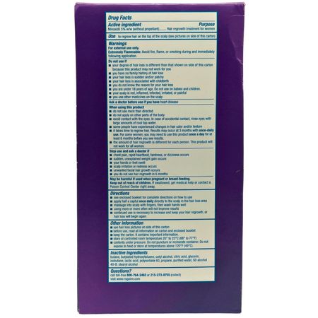 Women’s Rogaine 5% Minoxidil Topical Aerosol 2.11oz New 06/2026