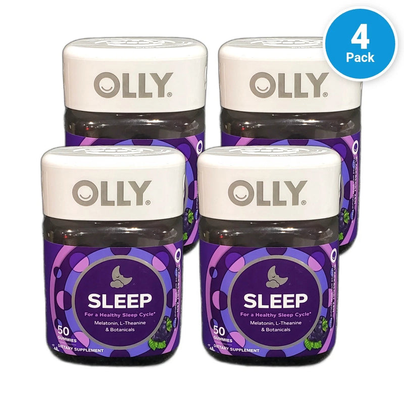 Olly Sleep Melatonin L-Theanine Gummies Exp 01/27 Pack of 4 New