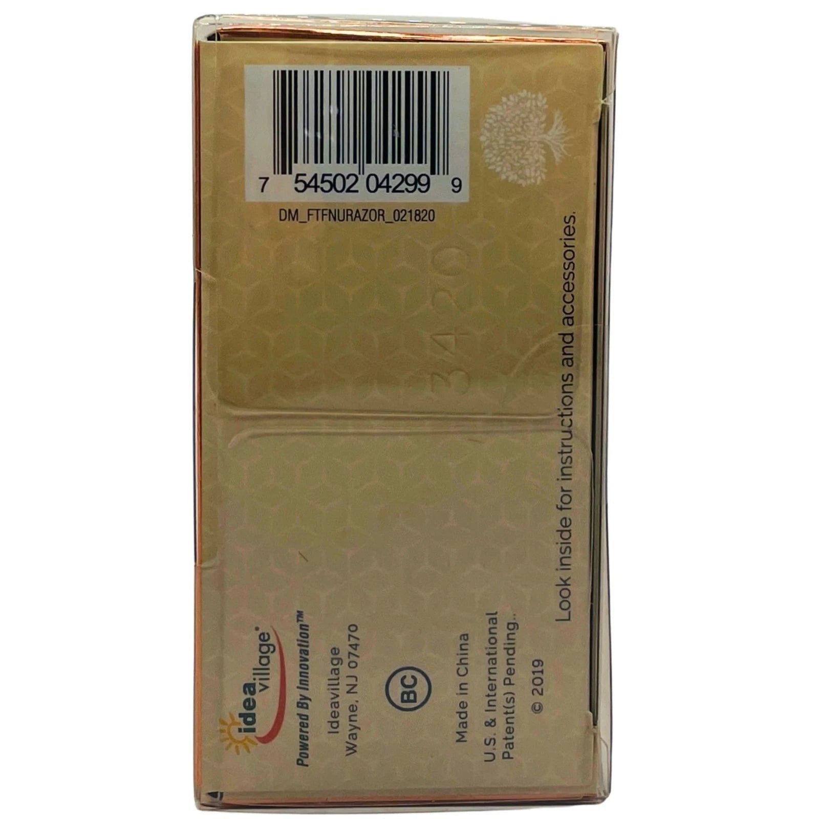 Flawless Nu Razor 18K Gold Plated Rechargeable Shaver 1 Pack New 4