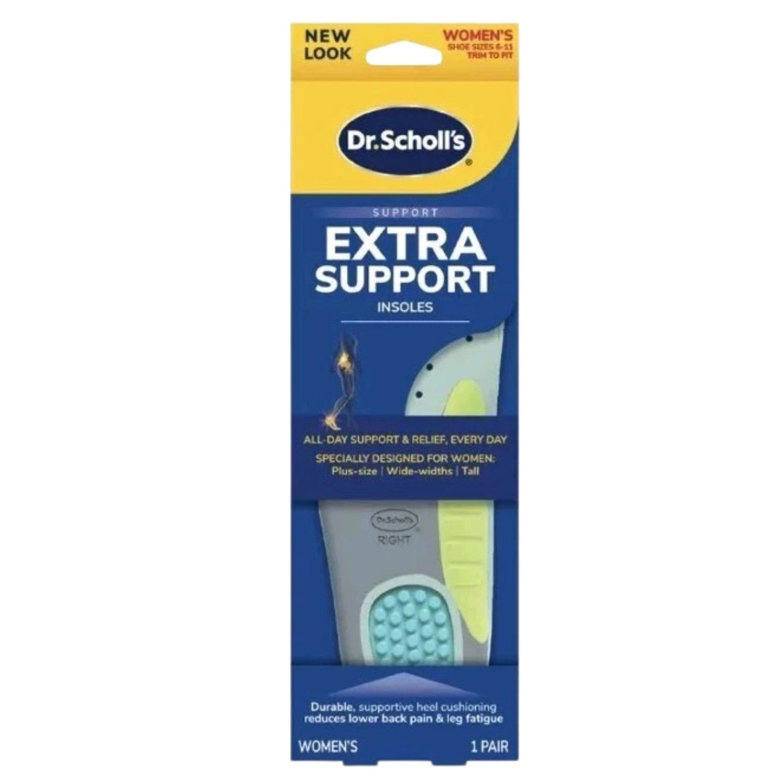 Dr. Scholl’s Women’s Extra Support Insoles 1 Pair New 1