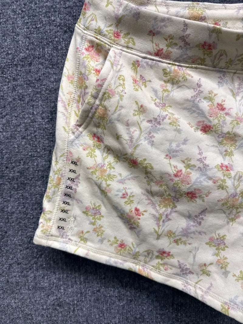 Polo Ralph Lauren Shorts Ivory Floral Size XXL Women's NWOT