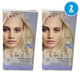L'Oréal Feria Power Toner Anti-Brass Demi-Permanent Ice Blonde Pack of 2 New
