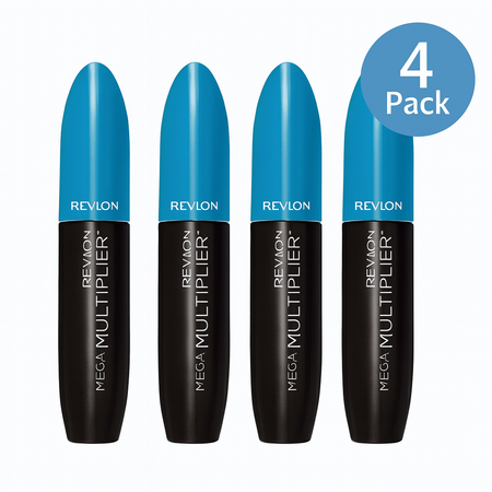 Revlon Mega Multiplier Mascara Blackened Brown 0.28oz 4 Pack New