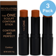 Revolution The One Sculpt Contour Stick 12g 3 Pack New