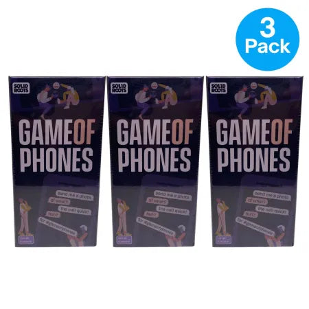 Game of Phones Card Game 3 Pack Party Game New