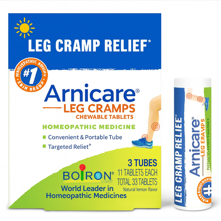Boiron Arnicare Leg Cramps Tablets 33ct 1 Pack New