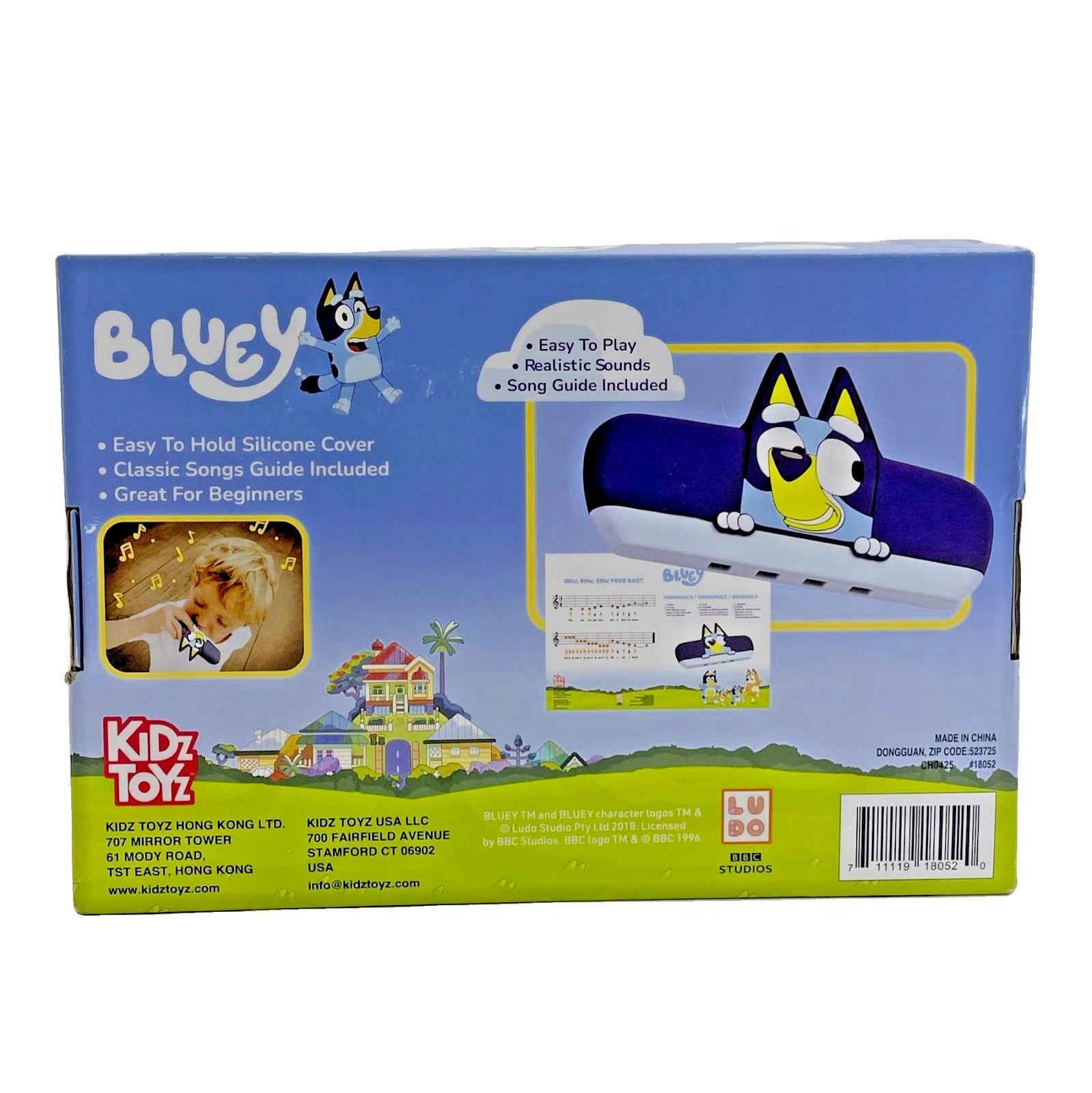 Bluey Real Harmonica Musical Toy Instrument for Toddlers and Kids 2 Pack New 3