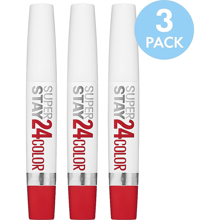 Maybelline Super Stay 24 Color Lipstick 2-Step 3 Pack New