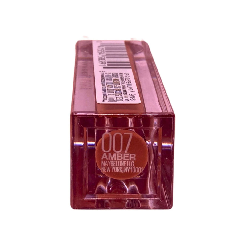 Maybelline Lifter Gloss Hydrating Lip Gloss 007 Amber 0.18 oz 3 Pack New