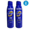 Coppertone Sport Continuous Sunscreen Spray SPF 30 Exp 03/27 Pack of 2 New