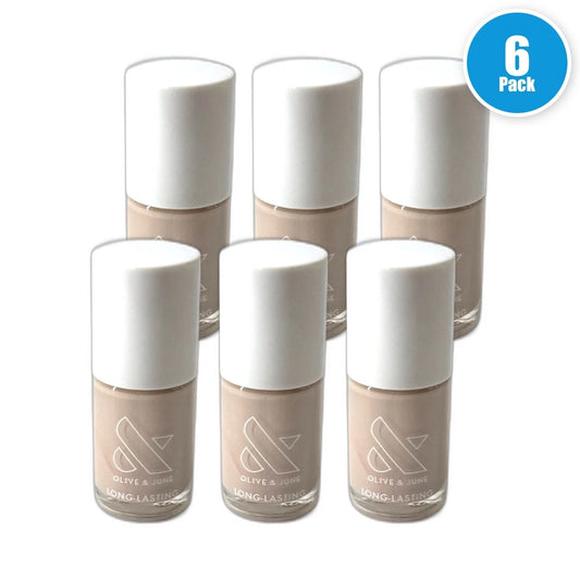 Olive & June Long-Lasting Nail Polish Cruelty-free Vegan Peel Here Pack of 6 New