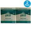 pH-D Feminine Health Boric Acid Instant Vaginal Odor Rinse 6 FL OZ 2 Pack New