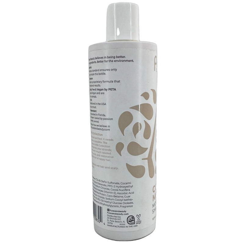 Purezero Coconut Milk Moisturizing Shampoo 12 Fl Oz 4 Pack New