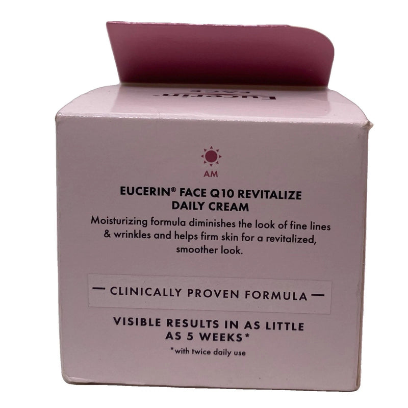 Eucerin Q10 Revitalize Daily Cream 1.7 oz 7 Pack New