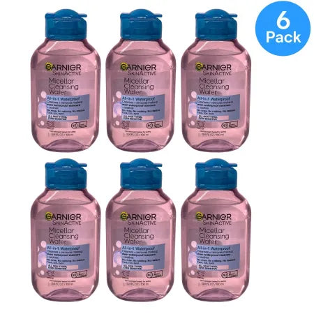 Garnier Micellar Cleansing Water 3.4 oz 6 Pack New