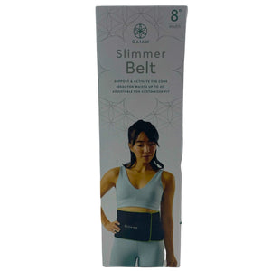 Gaiam 8 Inch Width Slimmer Belt Waist Trimmer Adjustable Fits Up to 45 Inch New