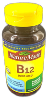 Nature Made Vitamin B12 Softgels Energy 180 Total Exp 05/27 Pack of 2 New