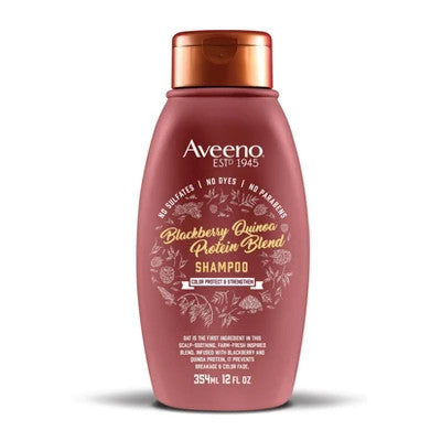 Aveeno Blackberry Quinoa Protein Blend Shampoo NEW