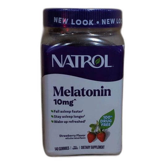 Natrol Melatonin Gummies Sleep Support Adults 10mg 280ct Exp 03/27 New