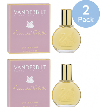 Vanderbilt Eau de Toilette Spray 30ml – 2 Pack – New