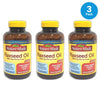 Flaxseed Oil 1000mg Omega 3 Fish Free Dietary Exp 02/27 Pack of 3 New