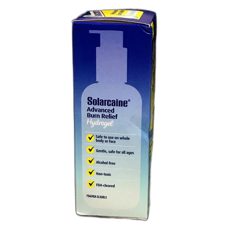 Solarcaine Advanced Burn Relief Hydrogel 6oz Sunburn Exp 01/28 Pack of 2 New
