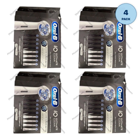 Oral-B iO Ultimate Clean Replacement Brush Heads Pack of 4 New