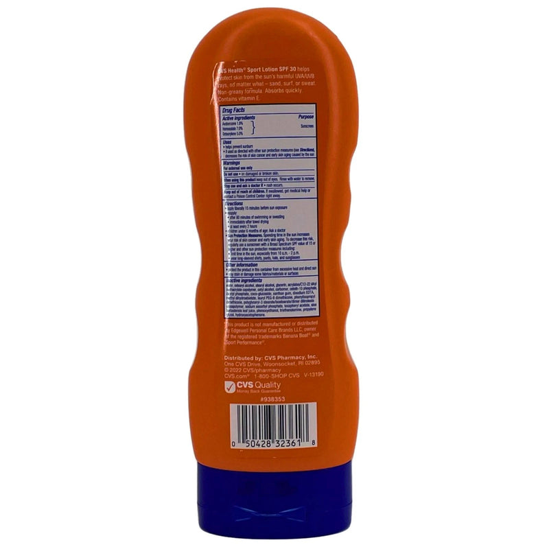 CVS Health Sport SPF 30 Sunscreen Lotion 8oz 3 Pack New Exp 05/2027