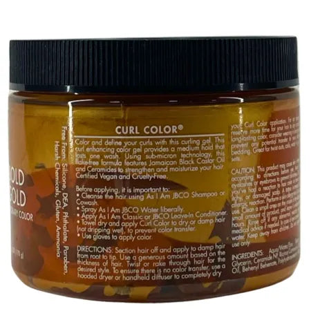 As I Am Curl Color Bold Gold 6 Oz 2 Pack New