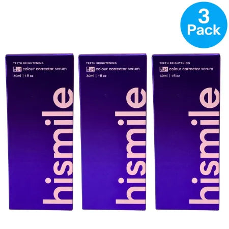 HiSmile V34 Colour Corrector Teeth Whitening Serum 30ml 1oz 3 Pack New