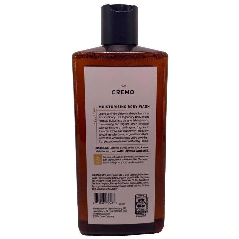 Cremo Silver Water & Birch Body Wash 16 fl oz 3 Pack New