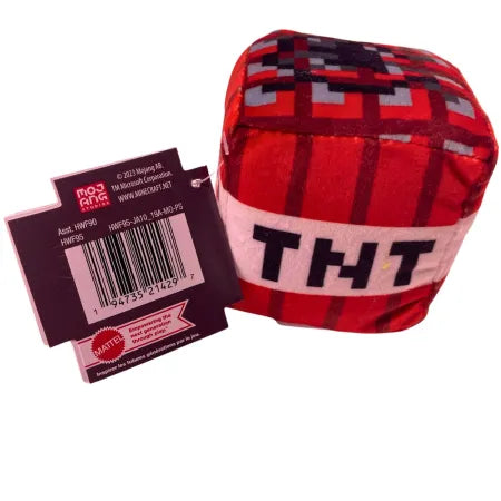 Minecraft TNT Plush Toy Small 3 Pack Mattel New