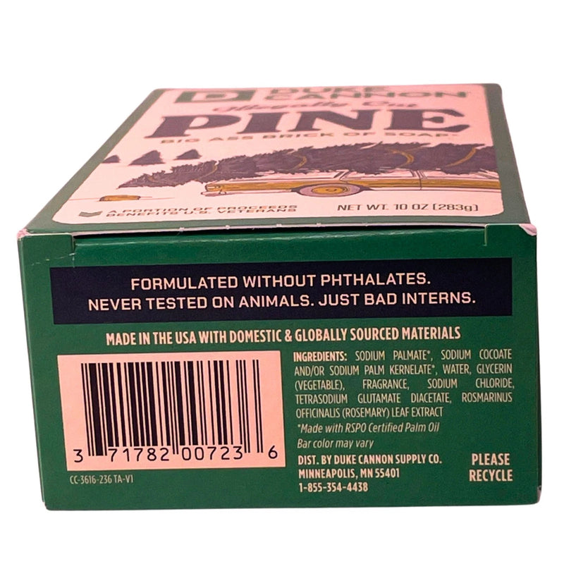 Duke Cannon Pine Soap 10oz 6 Pack New