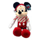 Disney Mickey Mouse 19 in Christmas Plush Stuffed Animal Red Santa Hat New